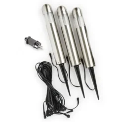 Konstsmide Amalfi bedlamper, rustfrit stål