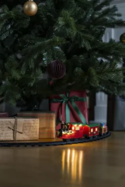 Konstsmide juletog med skinner til juletræ