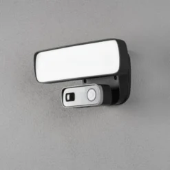 Konstsmide Smartlight udendørs væglampe med kamera, 18W