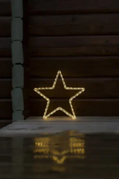 Konstsmide stjerne med lys