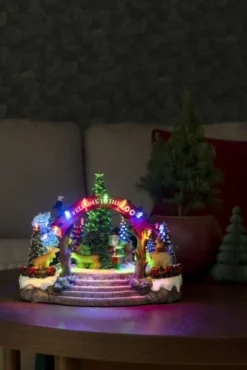 Konstsmide zoologisk have julelandskab
