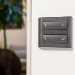 LAB3D Zigbee lysdæmper, tænd/sluk, koksgrå