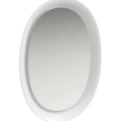 Laufen The New Classic spejl med lys, 50x70 cm, mat hvid