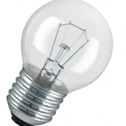Ledvance E27 kronepære klar glas, 2700K, 11W