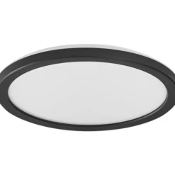 Ledvance Smart+ Wifi Ultra Slim Backlight plafond, farveskift + hvid, sort, Ø23,5 cm