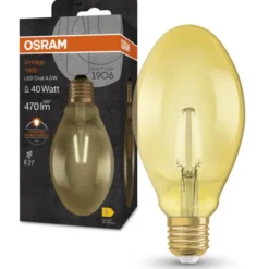 Ledvance Vintage 1906 E27 globepære, 2400K, 4W