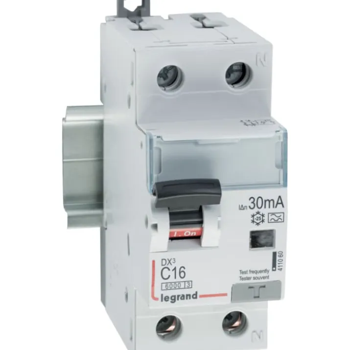 Legrand DX3 HPFI kombiafbryder 1P+N 30 mA, 13A
