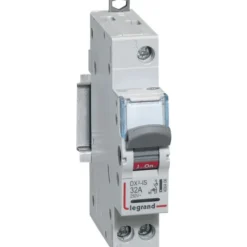 Legrand DX3 lastafbryder, 2P, 16A, 400V, 1 modul