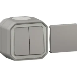 Legrand Plexo55 udendørs afbryder, 2 modul, grå