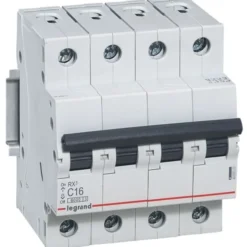 Legrand RX3 automatsikring kl. C, 4P, 16A