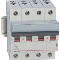Legrand TX3 automatsikring kl. C, 4P, 32A