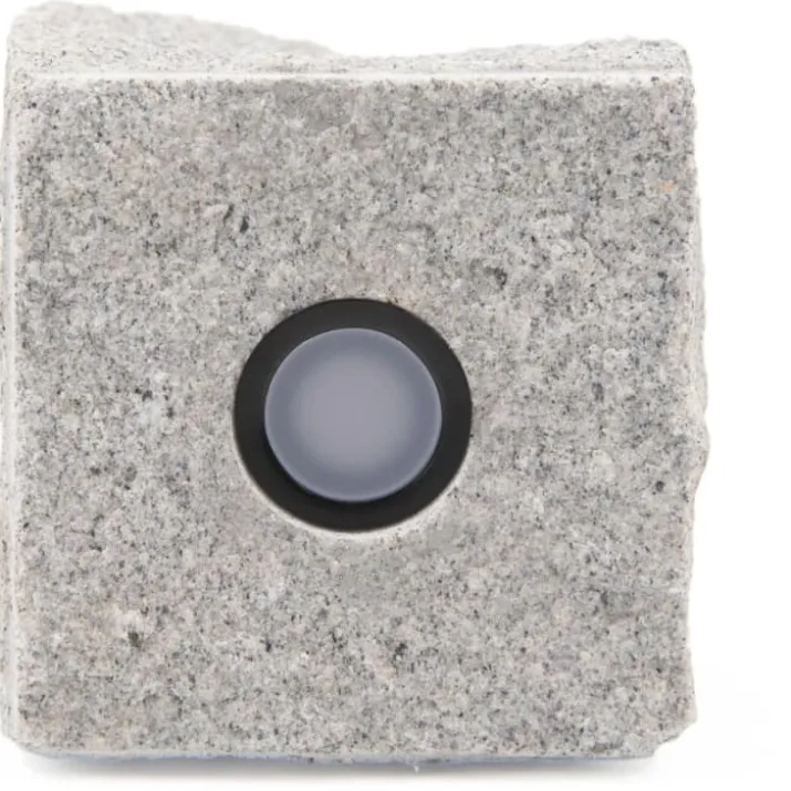 Light By Juhl chaussesten med Cosmos sort spot, 9x9x9 cm, earl grey