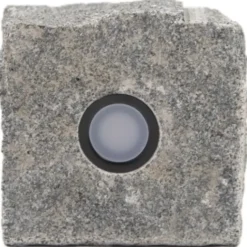 Light By Juhl chaussesten med Cosmos spot, 9x9 cm, sort