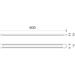 4lite Advantage lysarmatur, 16W, 60 cm