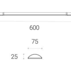 4lite Advantage Twin lysarmatur, 15W, 60 cm