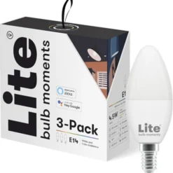 Lite bulb moments E14 kertepære, 2700K-6500K, 5W, 3-pak