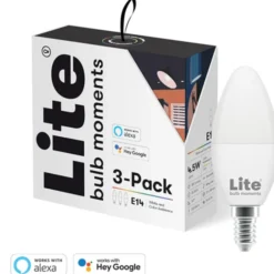 Lite bulb moments E14 kertepære, 2700K-6500K, 5W, 3-pak