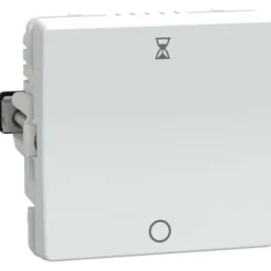 LK Fuga afbryder med timer, 1 modul, hvid