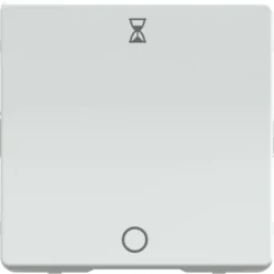 LK Fuga afbryder med timer, 1 modul, hvid