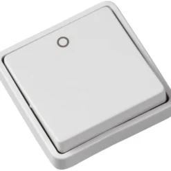 LK Fuga afbryder 2-polet 440 V 1 modul, hvid
