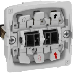 LK Fuga afbryder 2-polet 440 V 1 modul, uden afdækning