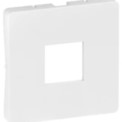 LK Fuga afdækning for 1xRJ11 (6/6), 1 modul, hvid