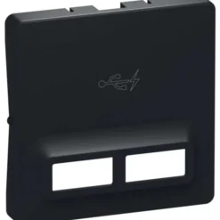LK Fuga afdækning for 2 x USB-lader, 1 modul, koksgrå