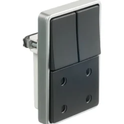 LK Fuga Baseline 50 ramme, 1,5 modul, metallic