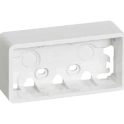 LK Fuga Baseline 50 underlag, 2 modul, vandret, hvid