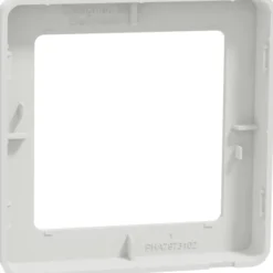LK Fuga Base 63 ramme, 1 modul, hvid