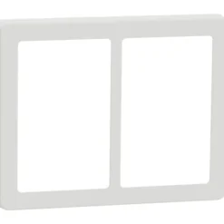 LK Fuga Base 63 ramme, 2x1,5 modul, hvid