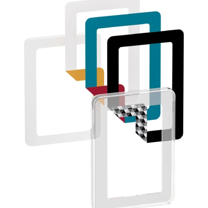 LK Fuga Choice designramme, 1,5 modul, transparent