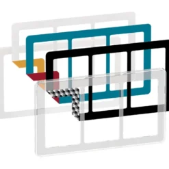 LK Fuga Choice designramme 3x1,5 modul, transparent