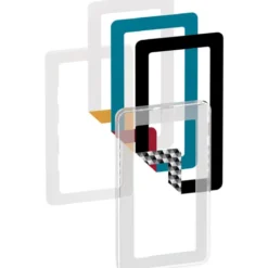 LK Fuga Choice designramme, 1x2 modul, transparent