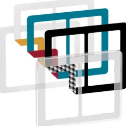 LK Fuga Choice designramme, 2x1,5 modul, transparent