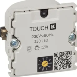 LK Fuga LED 250 IR touch lysdæmper med korrespondance, uden afdækning