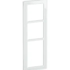 LK Fuga Pure 66 designramme, 3,5 modul, hvid