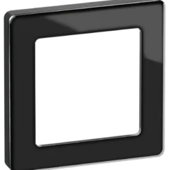LK Fuga Pure 66 designramme, 1 modul, sort