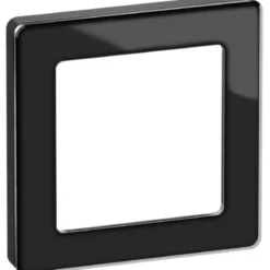 LK Fuga Pure 66 designramme, 1 modul, sort