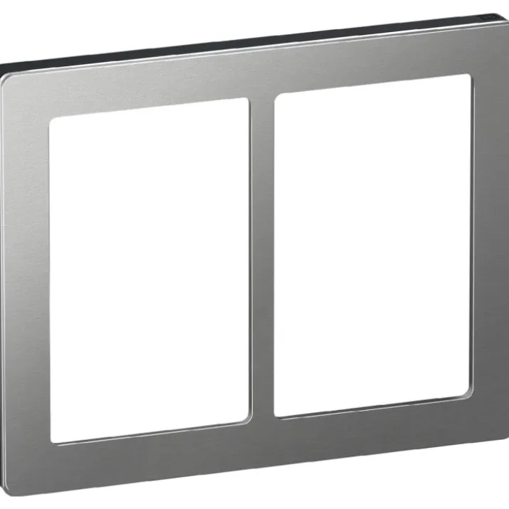 LK Fuga Pure designramme 2x1,5 modul, stål