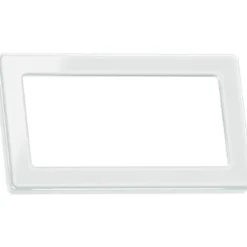 LK Fuga Pure 66 glasramme, 1x2 modul, hvid