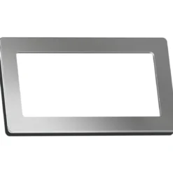 LK Fuga Pure 66 glasramme, 1x2 modul, stål