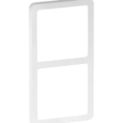 LK Fuga Slim designramme, 2x1 modul, hvid