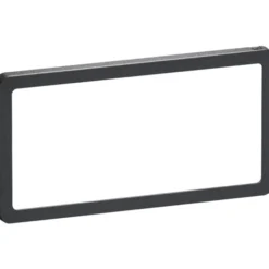 LK Fuga Slim designramme, 1x2 modul, koksgrå