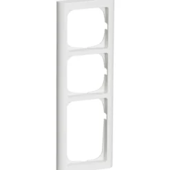 LK Fuga Softline 63 ramme, 3,5 modul, hvid