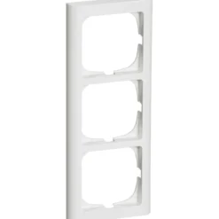 LK Fuga Softline 63 ramme, 3 modul, lodret, hvid