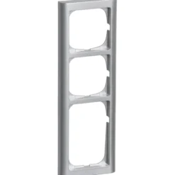 LK Fuga Softline 63 ramme, 3,5 modul, metallic