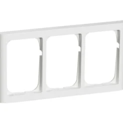 LK Fuga Softline 63 ramme, 3x1,5 modul, hvid