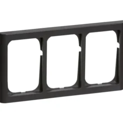 LK Fuga Softline 63 ramme, 3x1,5 modul, koksgrå