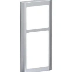 LK Fuga Soft 63 ramme, 2,5 modul, metallic